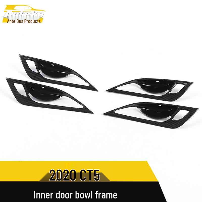 CT5 2020 Interior Door Bowl Decor Frame & Anti-Scratch Handle Cover