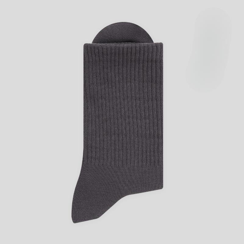 Men's Autumn and Winter Anti-odor Cotton Socks, Sweat-absorbing Mid-leg Socks, Breathable Sports Mid-leg Socks