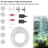 Aquarium   Pump Fittings Fish   Oxygen   Accessories 3 Way Straight Direct Link for 4mm Pipe