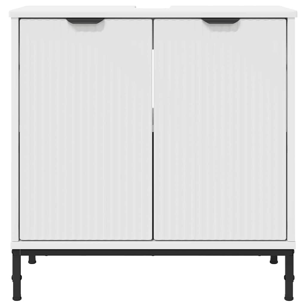 Bathroom Vanity Cabinet with Door White 60.5 x 33.5 x 61 cm