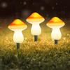 Mushroom Shaped Lawn Lamp Solar Garden Lights LED Waterproof Lamp for Outdoor Pathway