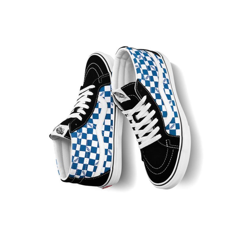 Vans Sk8 mid Checkerboard Blue/White Vans VN0A3MV85I5