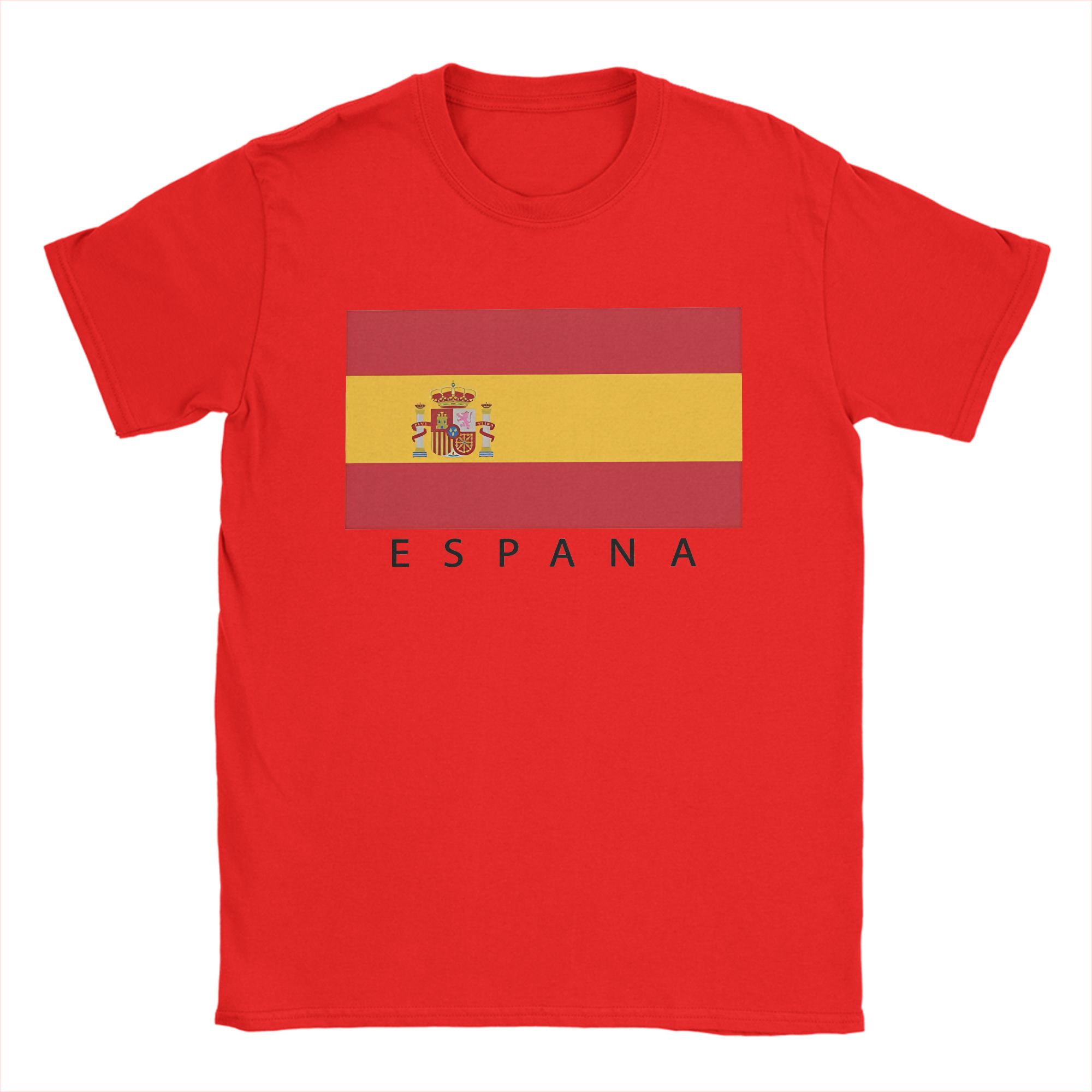 

Espana TShirt Summer Spanish Harajuku TShirts Unisexs Cotton ONeck Oversize Top Tees Short Sleeve Streetwear Tshirt S