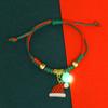 Snowflake Advent Wreath Xmas Bracelet Mistletoe Merry Christmas Bracelet  Women Men