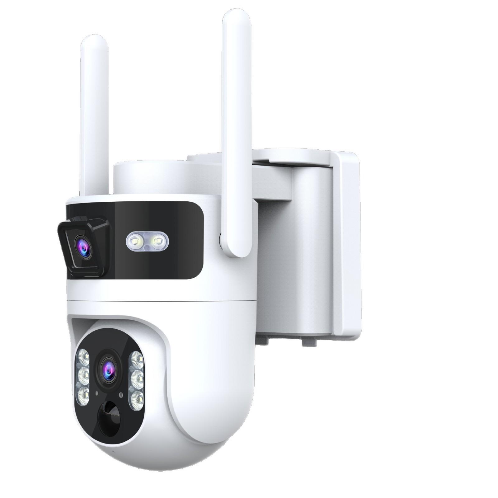 

EseeCloud 4G Solar Dual-Lens Bullet Camera, 4MP Outdoor Monitoring Model without memory card