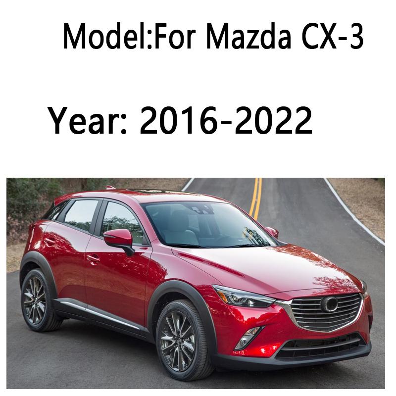 For Mazda CX-3 CX 3 CX3 DK 2016-2022 Window Door Visor Awning Sun Rain Wind Guard Cover Deflector Weathershield Car Accessories