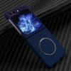 Applicable To Samsung Z Flip7 Mobile Phone Case Kevlar Carbon Fiber Z Fold6 Ultra-thin Magnetic Suction Ring Anti-drop Protective Cover