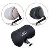 Ergonomic Neck Cushion For Office Chairs Removable Headrest Attachment With Memory Foam Cores Adjustable Height Angled