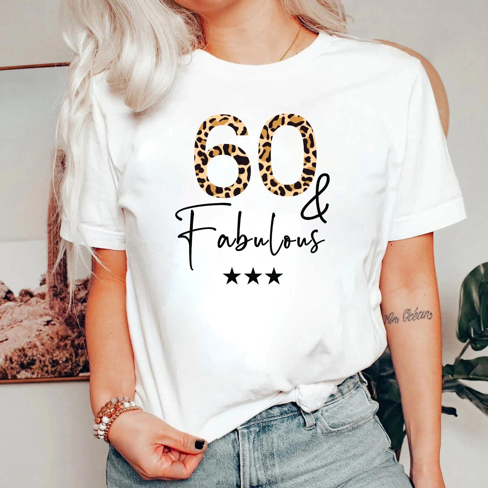 Personalized month 60th Birthday T-Shirt for Mens & t-shirt , Leopard Fabulous 3XL