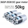 36mm DC Planetary Gear Motor 12v 24v Shaft Diameter 6mm/8mm 36GP-3530 Adjustable Speed Can CW CCW Electric Motor