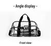 Korean Style Transparent Travel Bag - Large Capacity Water-Repellent Gym and Beach Tote
