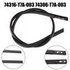 1Pair Car Black Roof Trim Molding Kit Fit For Honda Hrv 2016-2021 74306-T7A-003