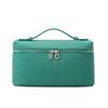 Sac Boîte à Lunch en Cuir de Vachette Pleine Fleur pour Femme, Nouveau Style 2025, Sac Blanc Porté Main/Bandoulière pour Téléphone