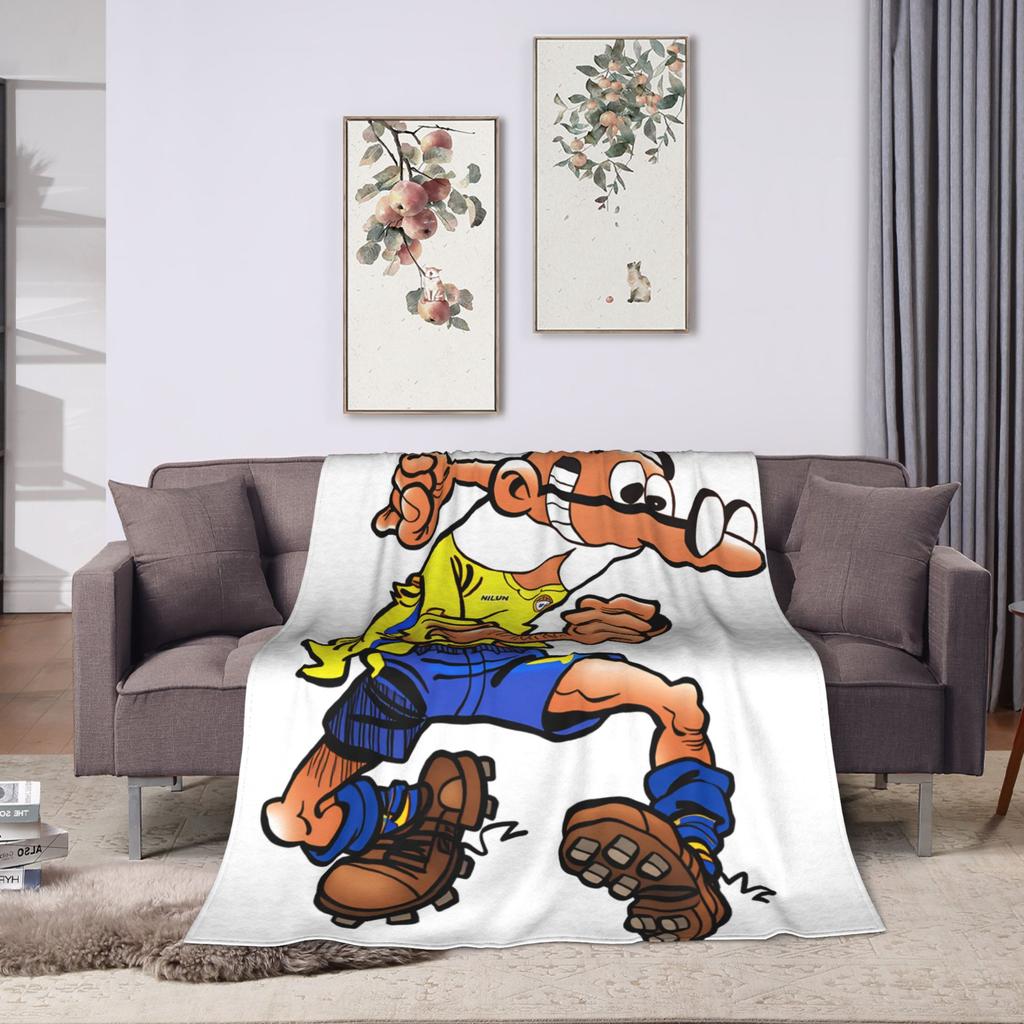 Mort & Phil Mortadelo y Filemón Blankets  Travel Office Flannel Bedding Throws For Home Decor Warm Custom DIY Quality Bedspread