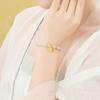 Natural Hetian Jade Fortune Bracelet, Chinese Style Niche Gift for Qixi Festival/Valentine's Day, Gift for Girlfriend