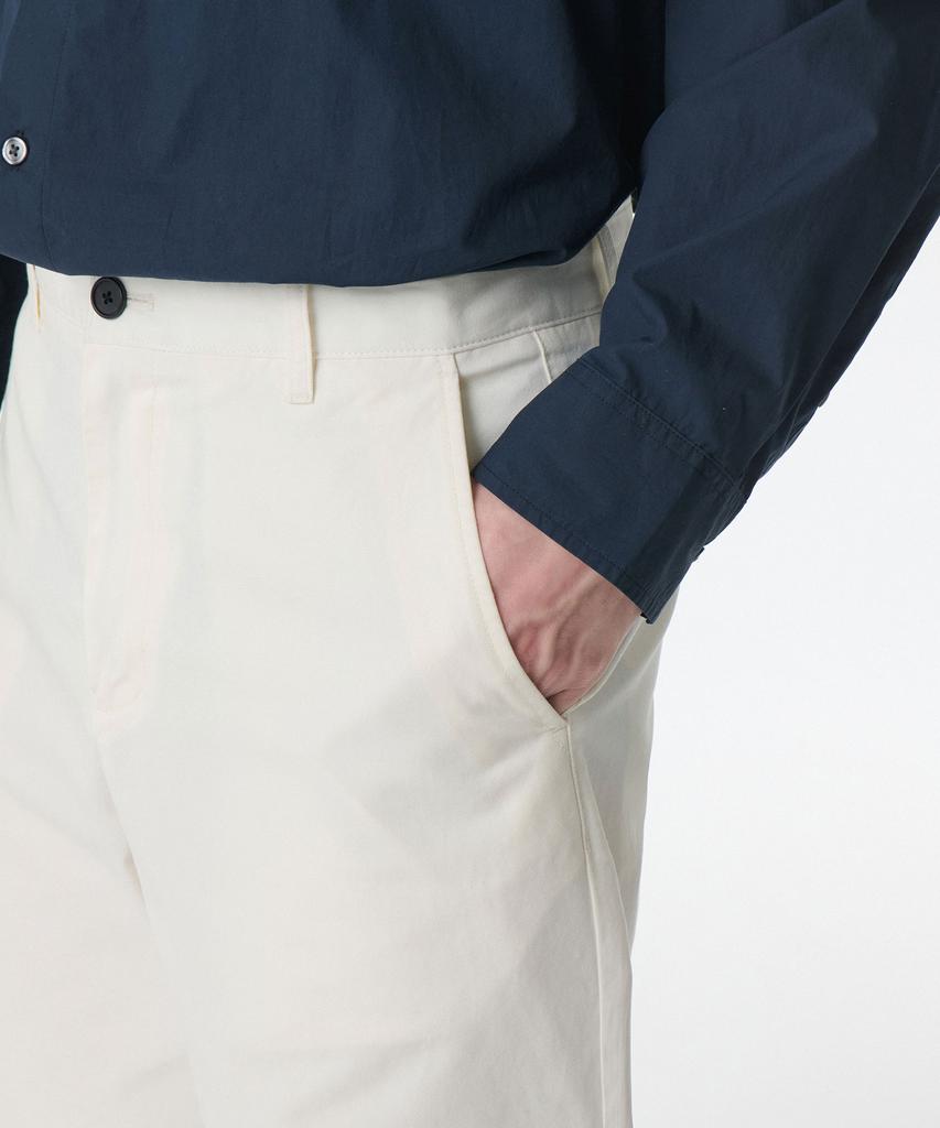 Musinsa Standard [City Workers] Tapered Cotton Pants [Off-White]