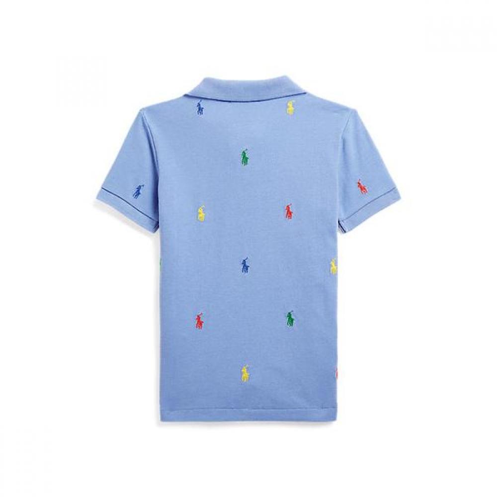 Polo Kids Polo Pony Cotton Mesh Shirt Cwpoknit8020672430