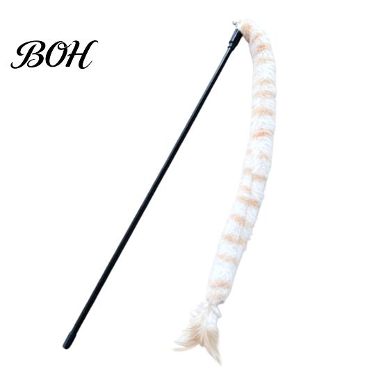 Durable Cat Play Stick Funny Toy, Toys for Indoor Cats, Interactive Scratch-resistant Toy Teaser Wand, Plush Kitten Toys, Exercise Wand