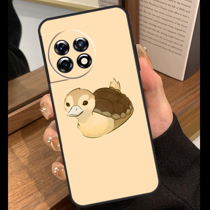 Cute Cartoon Duck Case For OnePlus Nord 5 CE 2 3 4 Lite N20 N30 OnePlus 15 R 13R 12R 10T 13T 10 11 12 13 Cover