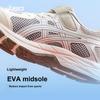Asics Running Kids Comfortable Lightweight Breathable Durable Versatile Sports Test Exam Non-Slip Shock Absorbing Low-Top Running Shoes 1014A377-020