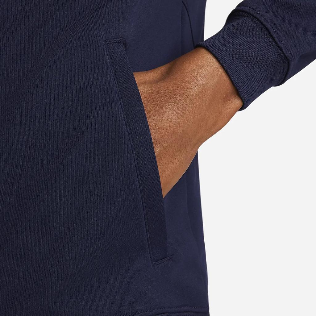 Nike Jackets Men's Dark Blue Crew Neck Moderate Other DH4743-498