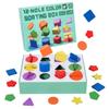 Wooden Shape Sorting Box Educational Toy For Kids With Bright Colors And Cognitive Development