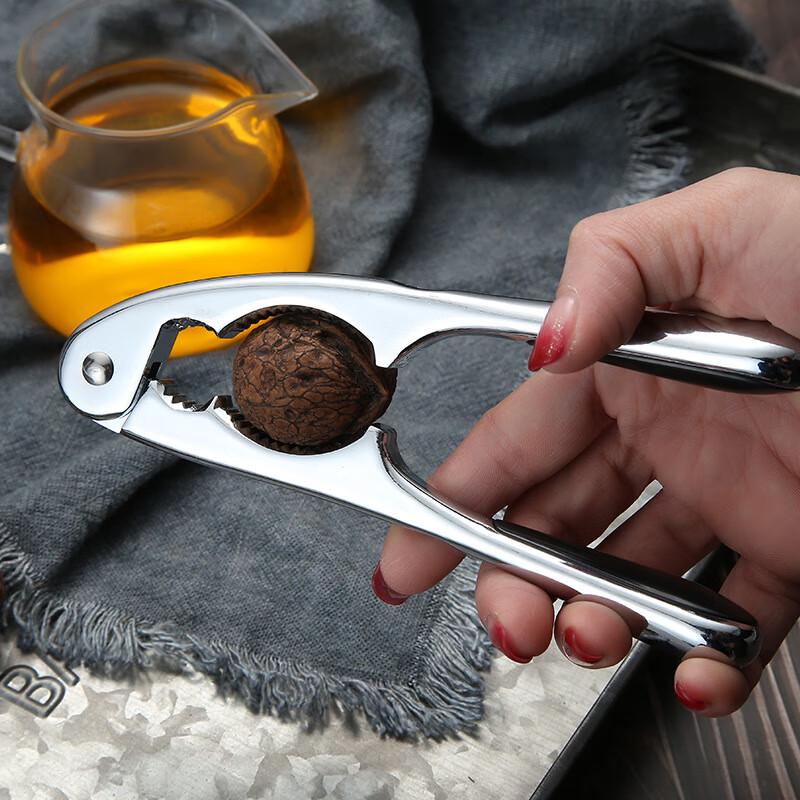 ZISIZ Large Zinc Alloy Multi-functional Nut Cracker