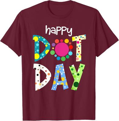 Happy Dot Day Colorful Polka Dot Day 2025 Unisex T-Shirt