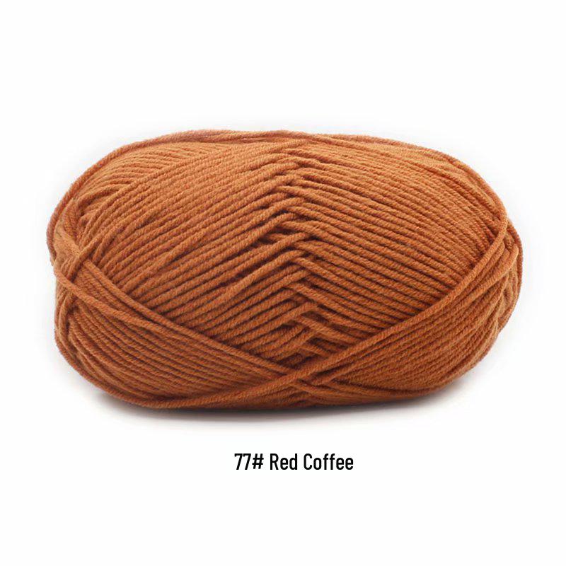 Medium Thick Handmade Cotton Baby Yarn for Knitting, Crochet, and DIY Projects