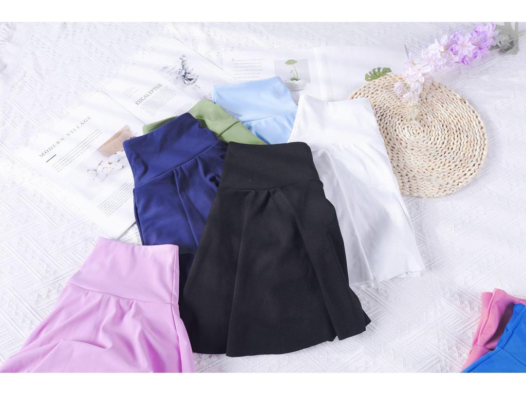 High-Waisted Quick-Dry Skort with Pocket for Yoga, Running & Tennis