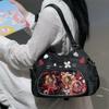 Cute Girl Devil Kitten Light and Small Food, Transparent Millet Shopping Commute Single Shoulder Oblique Span Bag