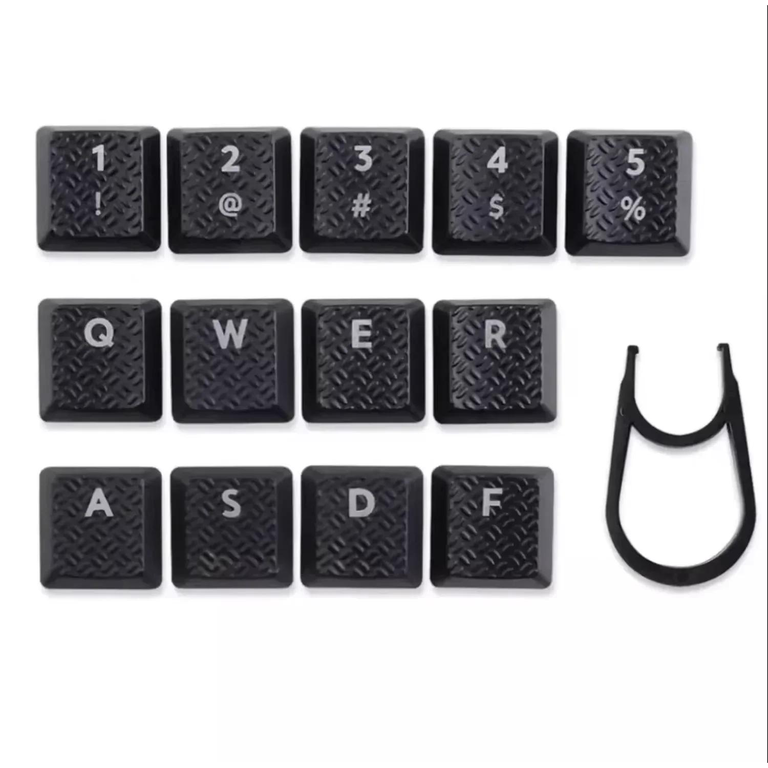 Pentru tastatura mecanică Logitech G915G913G815G813TKL87 Taste de înlocuire multiple texturate, antiderapante, 13 taste Logitech keycap black