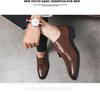 Men's Large Size Derby Formal Leather Shoes for Office, Wedding, and Banquet