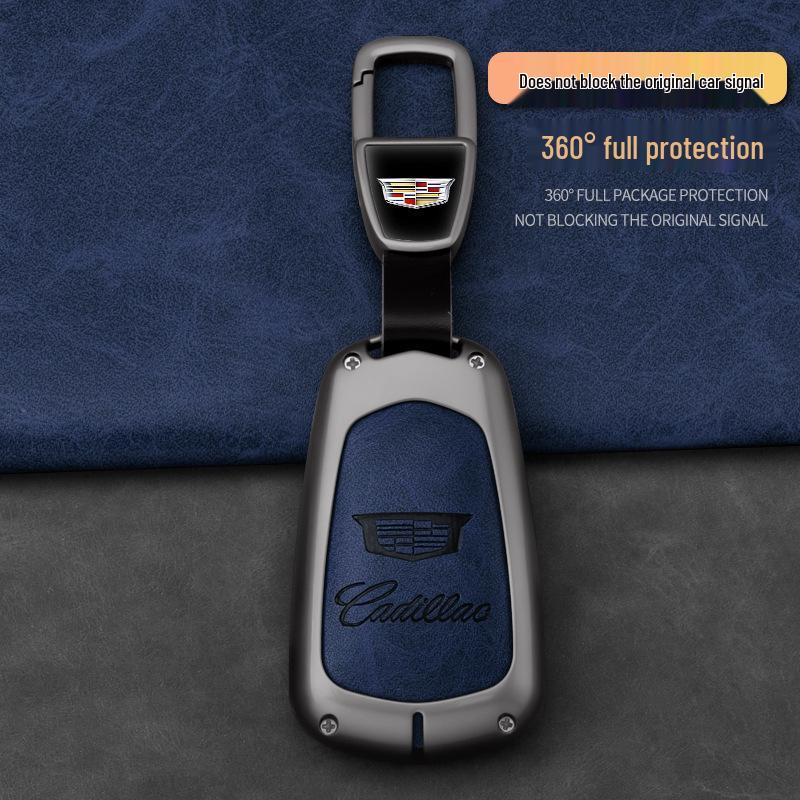 Cadillac Key Case for XT5, XT4, XT6, XTS, CT4, CT5, CT6, ATSL - Stylish Car Key Cover for Women