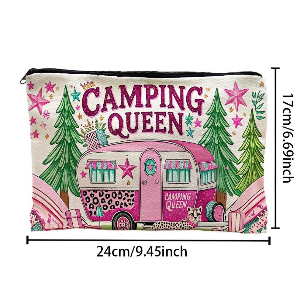 

Lightweight Printed Makeup Bag Multifunctional Portable Zipper Bags Cosmetic Bag Gifts