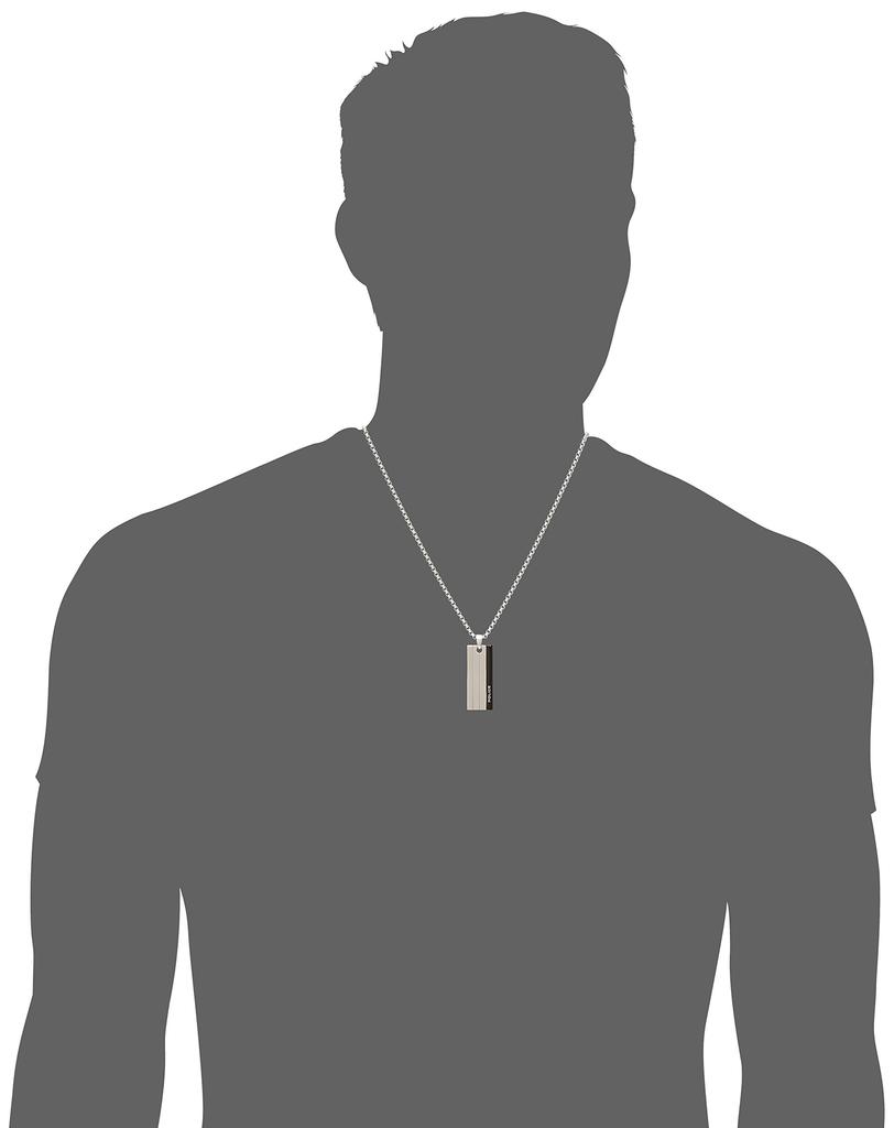 Police INLINE Stainless Steel Necklace for 26076PSS01 (S) Men,
