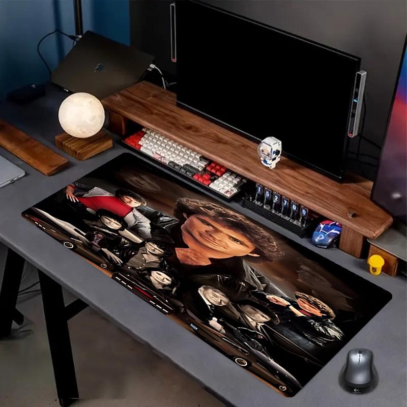 Knight Rider Print Mouse Pad, Anti‑Slip Desktop keyboard Mat, for PC Laptop Gaming Working Daily Use, Cool Festival Surprise Gift