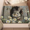 Bottomless Hole 3D Optical Illusion Rug Non-Slip Visual Trap Doormat Indoor Outdoor Entrance Mat