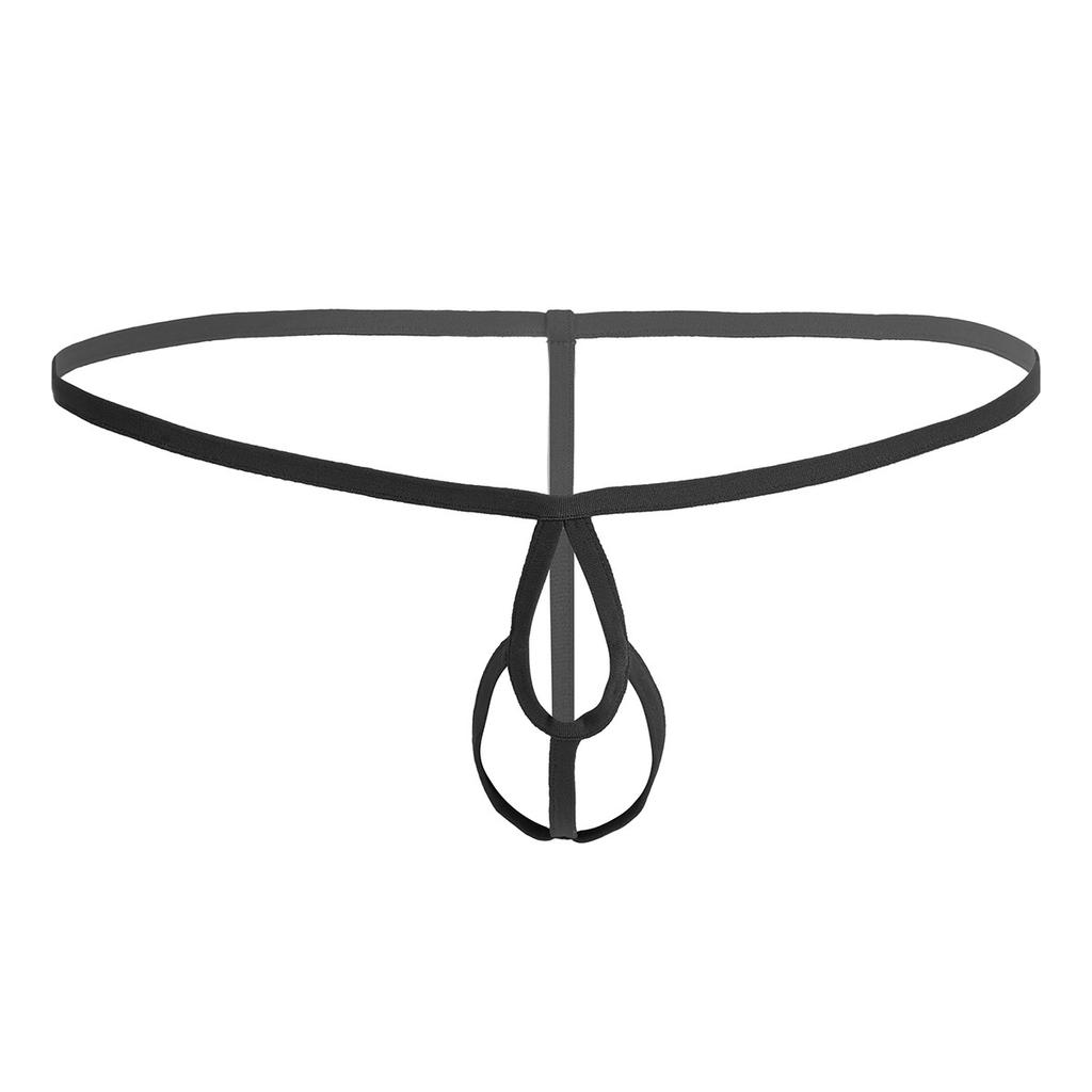 Mens Lingerie Crotchless and Open Butt Bikini G-string Underwear