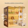 Luxury Indoor Multi-Layer Cat Villa with Integrated Litter Box