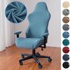 Solid Color Computer Chair Cover Elastic Chair Seat Slipcovers Seat Protectors  Four Seasons