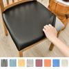 100% Waterproof PU Seat Cover Chair Slipcovers for Dining Room Chair Protector Chair Cover Elastic Solid Stretch Chair Cover