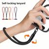 Anti-Drop Structure Phone Wrist Lanyard Self-Locking Phone Tether Strap  for Keychains