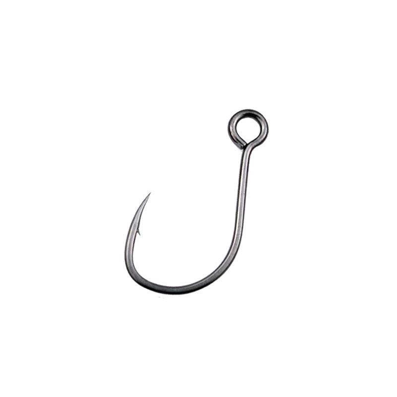 

20Pcs 4# 6# 8# 10# 12# Big Eye Single Hook Lnline Fish Hooks For Live Bait And Hardbait Single Fishing Hooks Fishing Accessorie