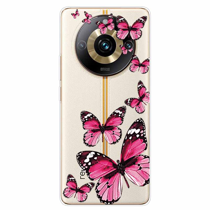 For Realme 11 Pro+ Plus 5G Case Transparent Cute Soft Silicone TPU Coque for Realme 11 Pro Phone Cover Realme11 Pro Plus Clear