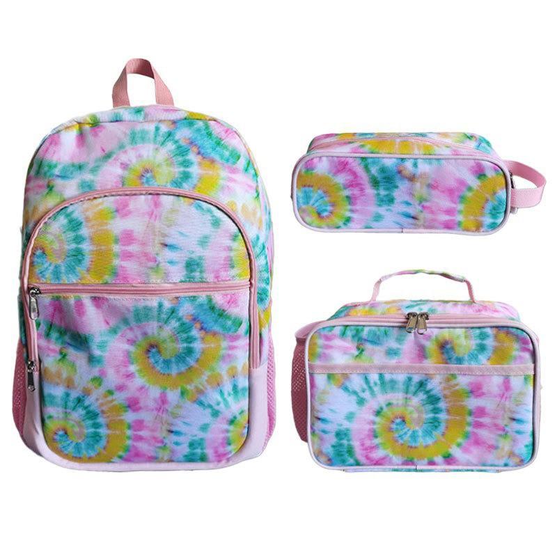 Kids School Backpack Set With Insulated Lunch Bag Pencil Case - Oxford Fabric Lightweight Cute Design Grades 1-2