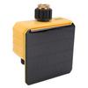 Smart WiFi Water Timer App Control Rain Sensor 2 Zone Solar Powered Sprinkler Timer with Double Water Outlet for Garden