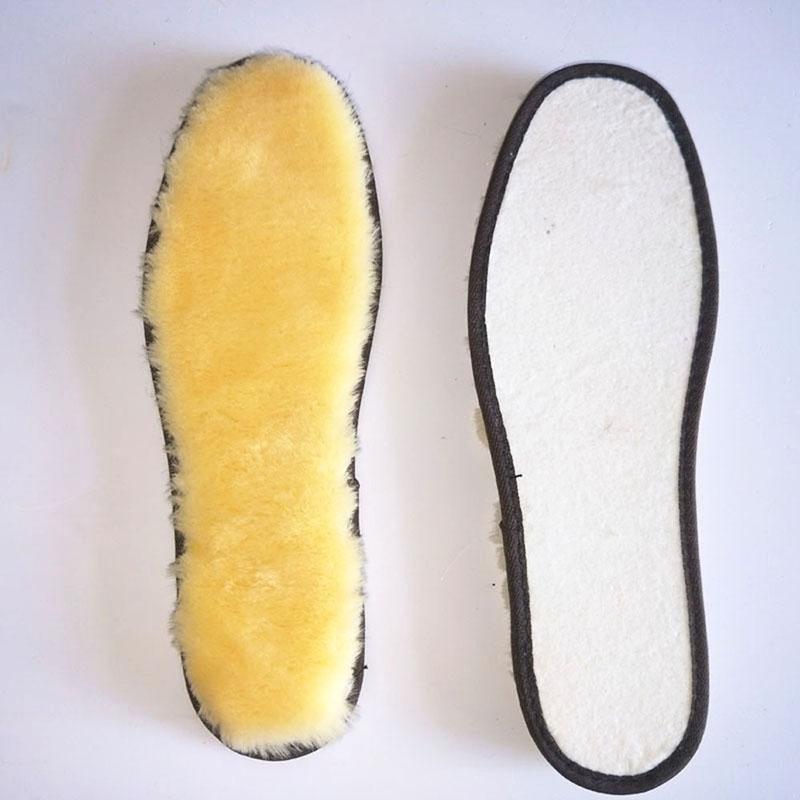 Warm Heated Insoles Winter Thick Pad Insoles Imitation Wool Breathable Snow Boots Fur Insoles
