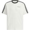 adidas T Shirts Men's Jade White/Black Crew Neck Moderate KF2472