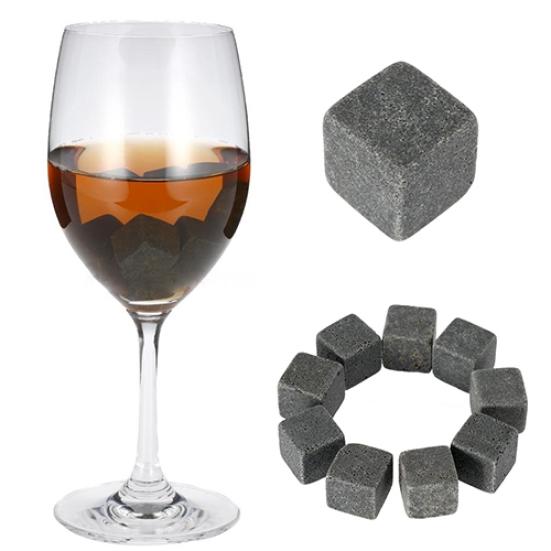9 Stück Wein Whisky Eissteine Getränke Kühlwürfel Sommer Bier Steine
